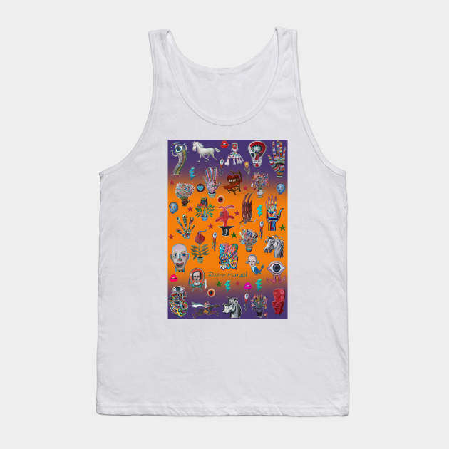 Pop surrealism 2 Tank Top by diegomanuel